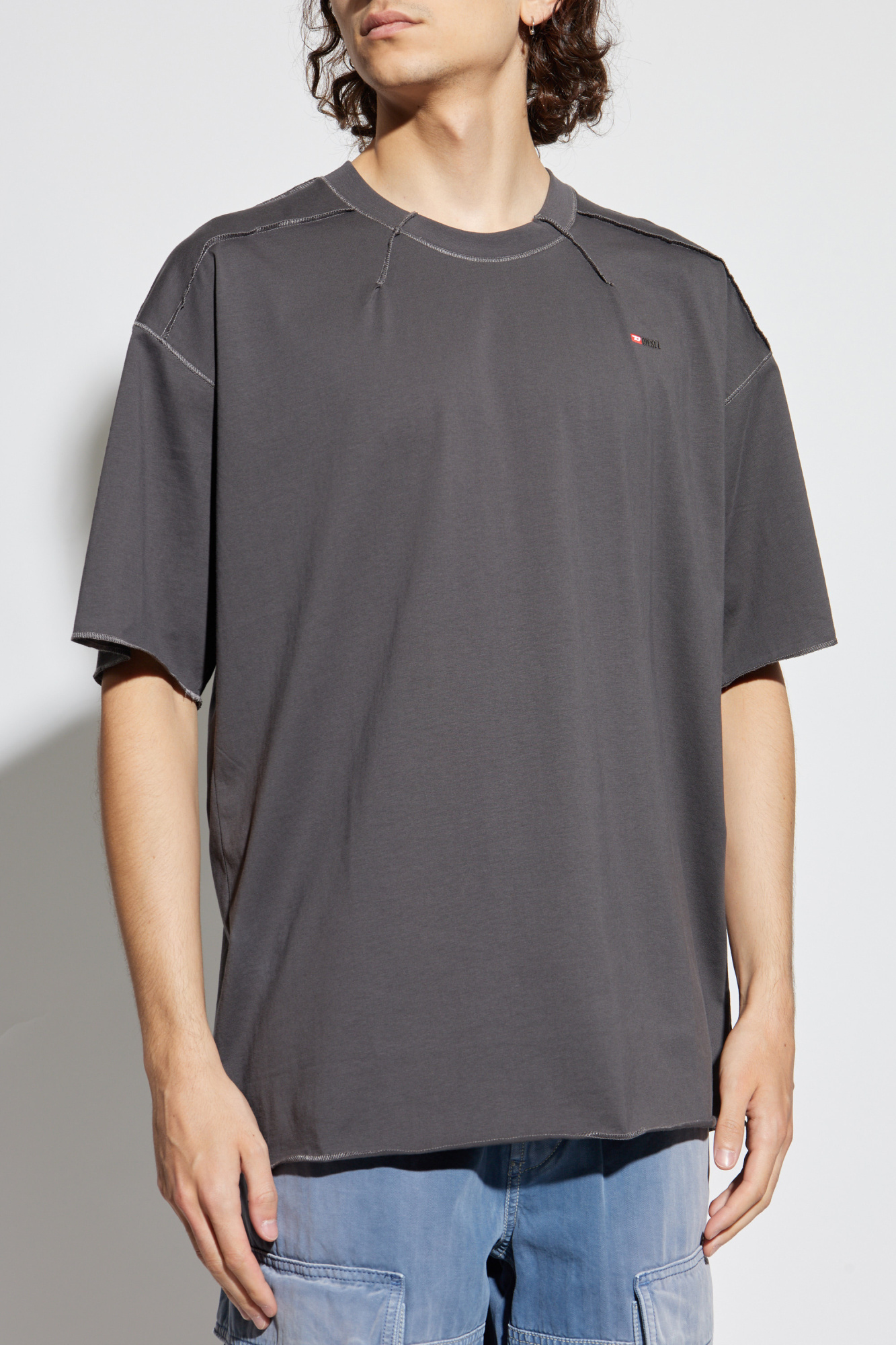 Grey T-shirt 'T-CRAHOR-BOXT-T1' Diesel - Vitkac AS